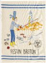 Geschirrtuch Festin Breton Ecru 50 x 70 cm